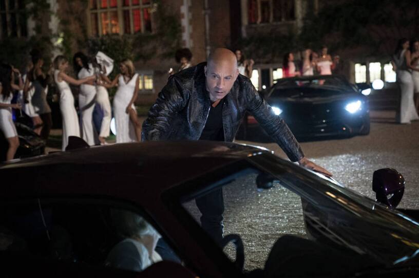 O ator Vin Diesel em cena do filme 'Velozes e Furiosos 9'
