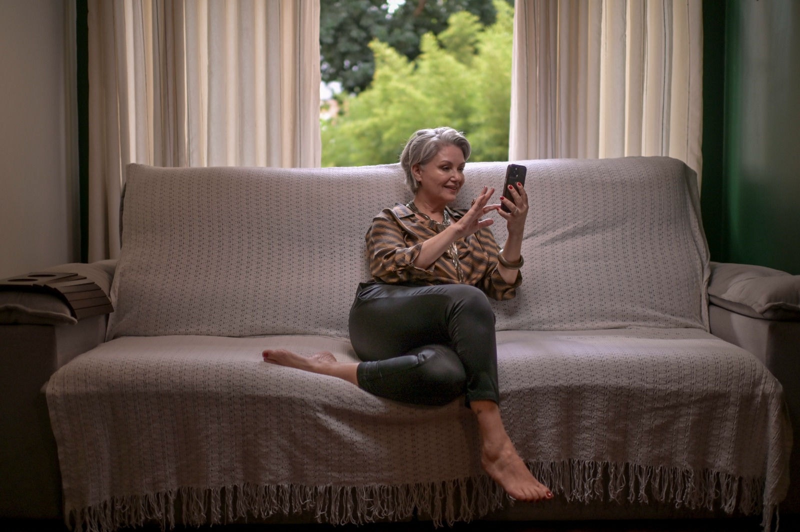 Tiza Versiani é modelo 50+ e faz campanhas publicitárias para este público