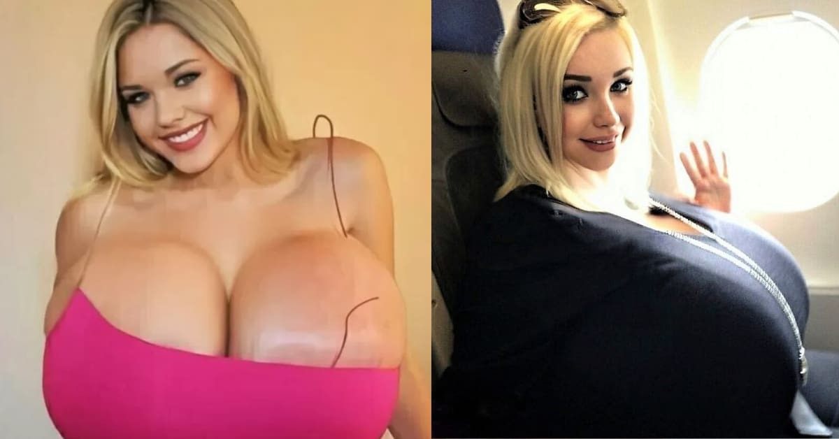 Modelo britânica sentiu-se discriminada em voo devido o tamanho de seus seios