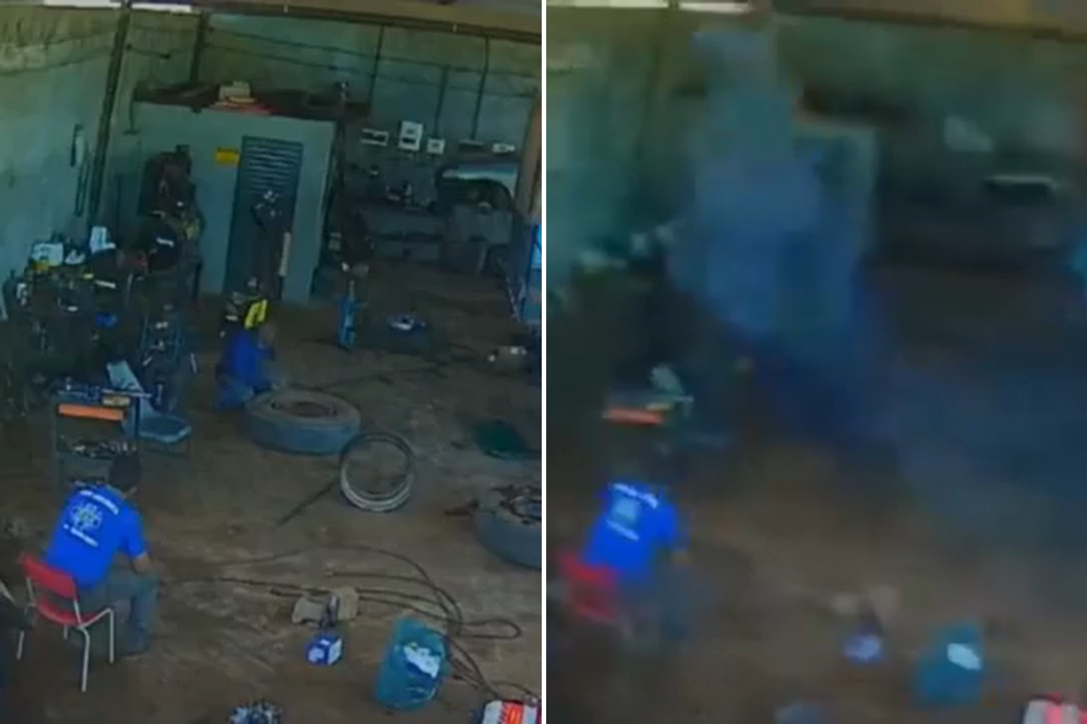 Homem morreu após explosão de pneu