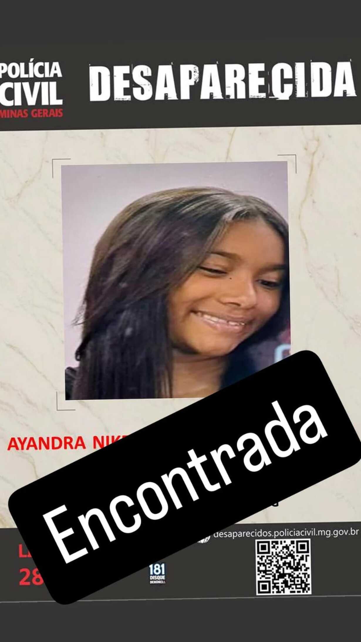 Ayandra voltou para a casa