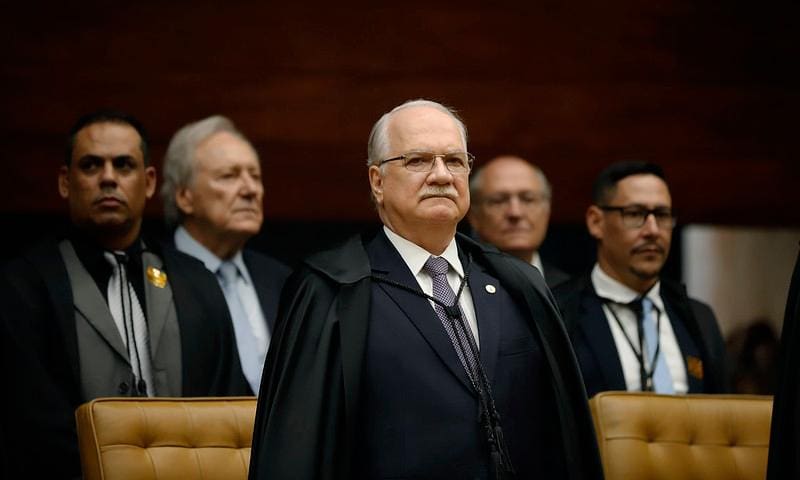 Como vice-presidente do Supremo Tribunal Federal (STF), o ministro Edson Fachin leu a mensagem do Judiciário no Congresso na abertura do ano legislativo 2024