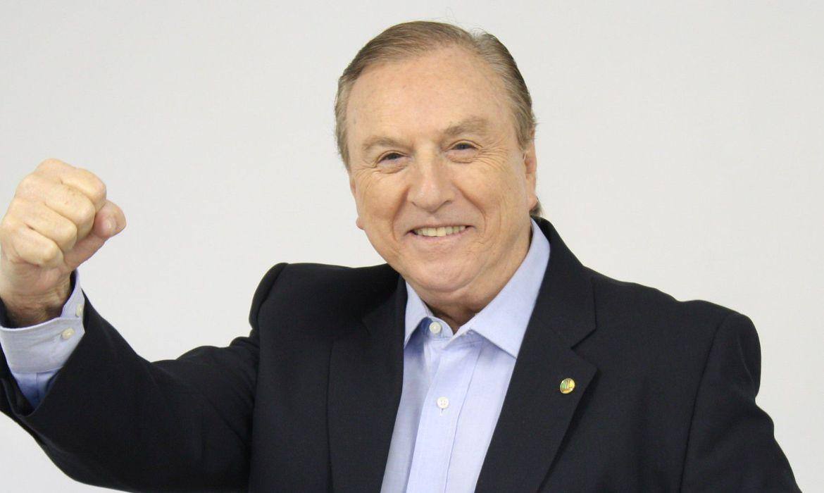Na imagem, o pré-candidato à Presidência, José Maria Eymael