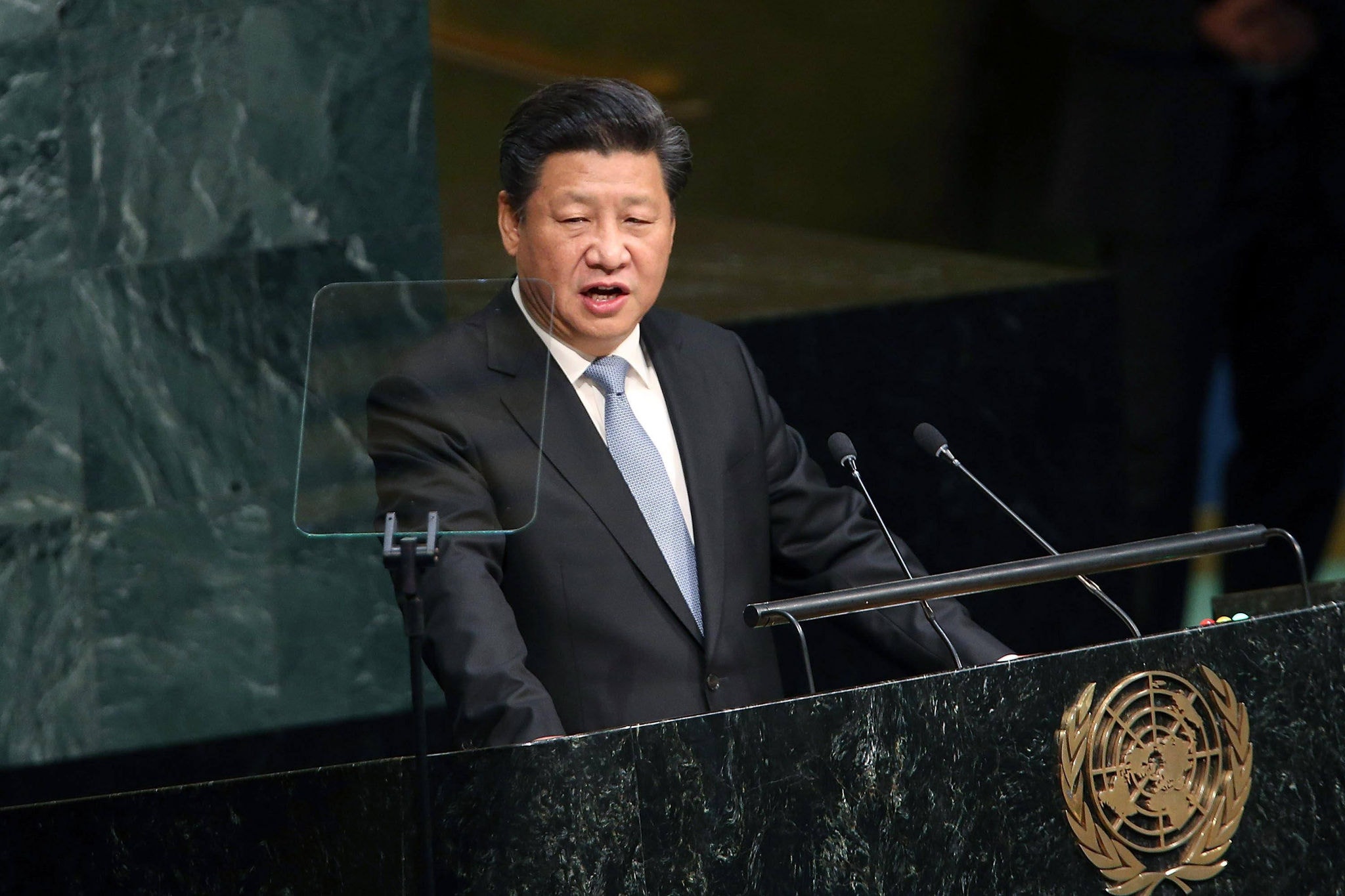 Xi disse ante a Assembleia Geral da ONU que a China "assumirá a liderança" na criação de um esquadrão de 8.000 pessoas para a "manutenção permanente da paz"