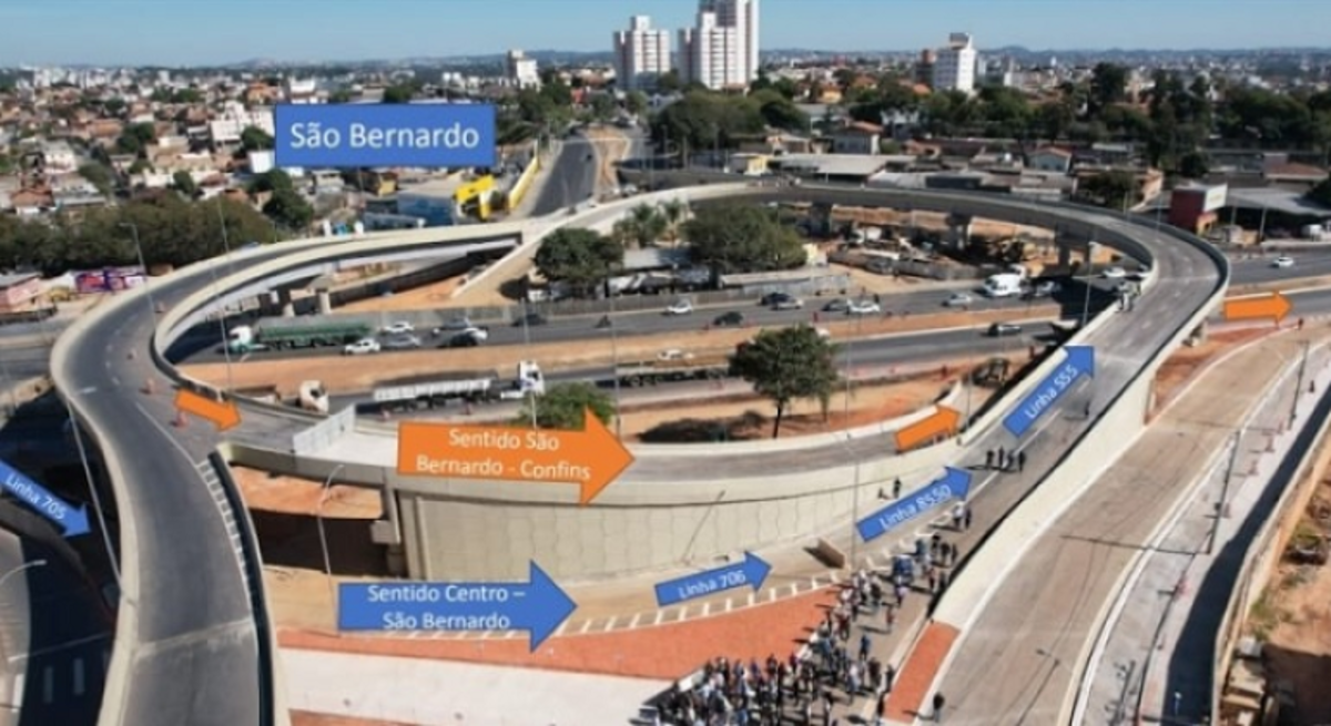 Novos acessos devem agilizar o tráfego e beneficiar linhas de ônibus e motoristas na região Norte