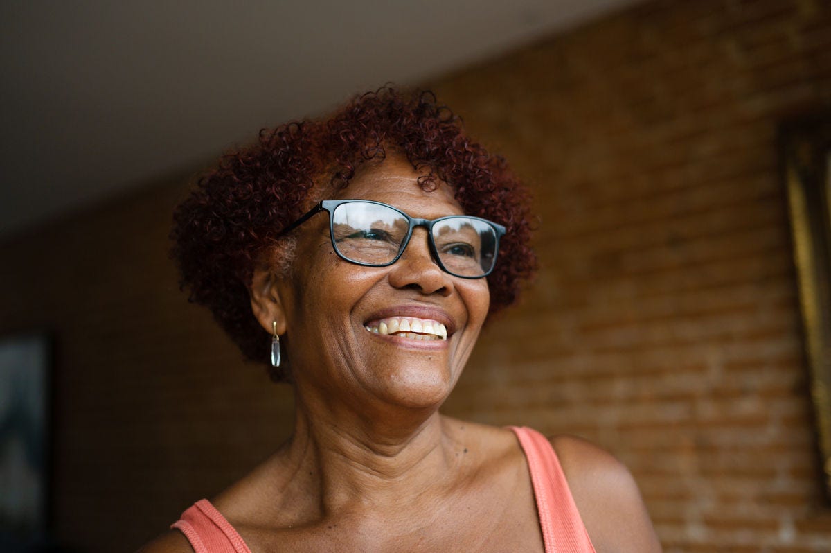 Mature woman diversity portrait