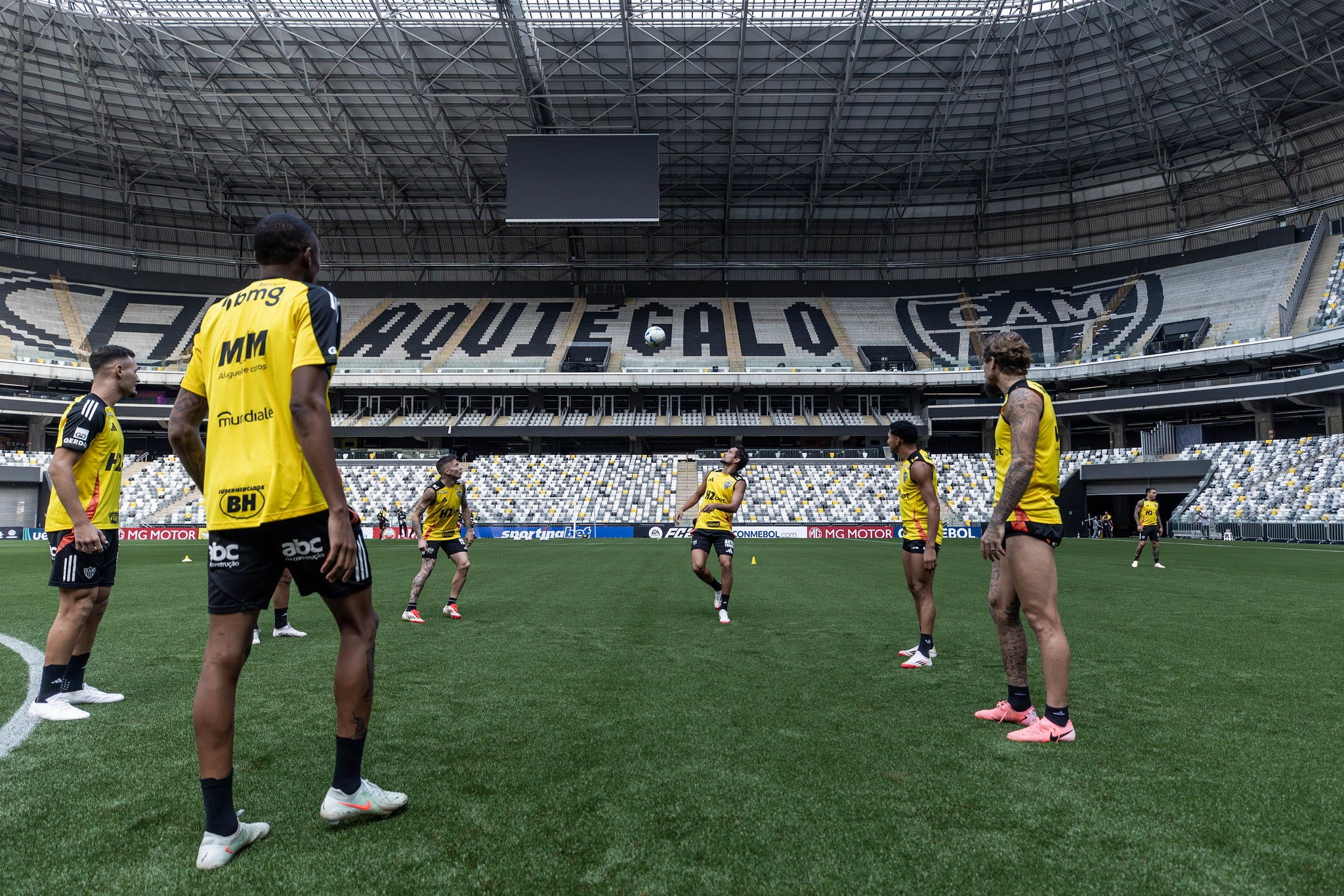 Treino do Galo na Arena MRV