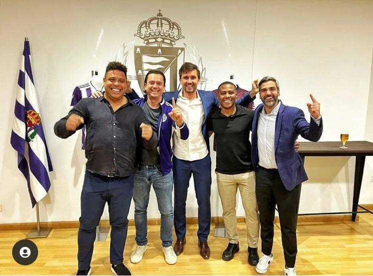 Ronaldo e Sérgio Santos Rodrigues comemoraram conquista do Valladolid