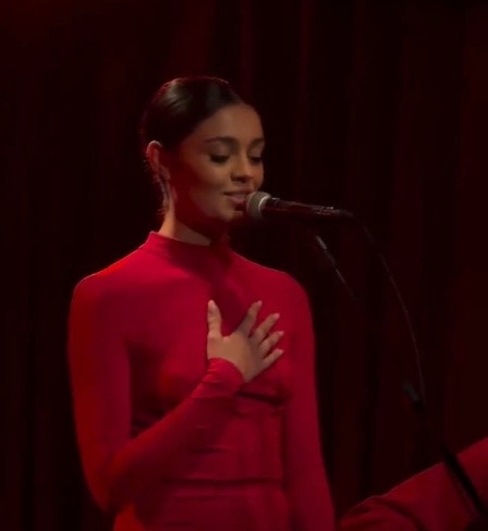 A atriz Sophie Charlotte em apresentação 