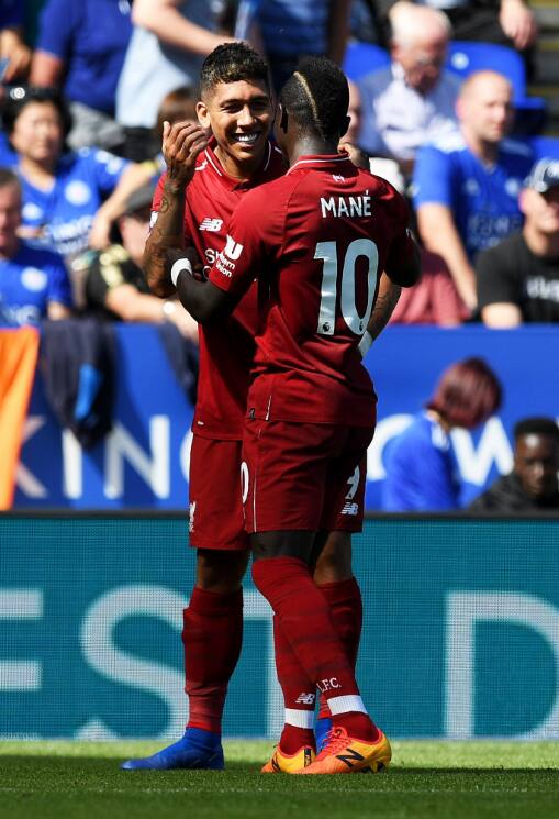 Mané e Firmino marcam no primeiro tempo e garantiram a vitória do Liverpool