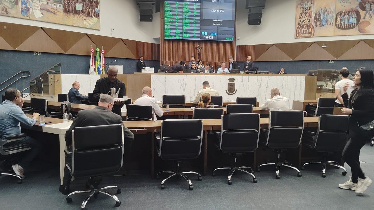 Sessão da Cãmara de Vereadores de Belo Horizonte nesta quarta-feira (9 de julho)