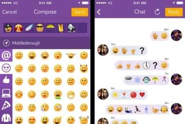 Emojicate tem proposta de comunicação apenas com o uso de emojis