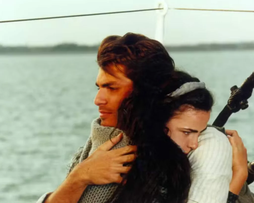 Matteo (Thiago Lacerda) e Giuliana (Ana Paula Arósio) em Terra Nostra