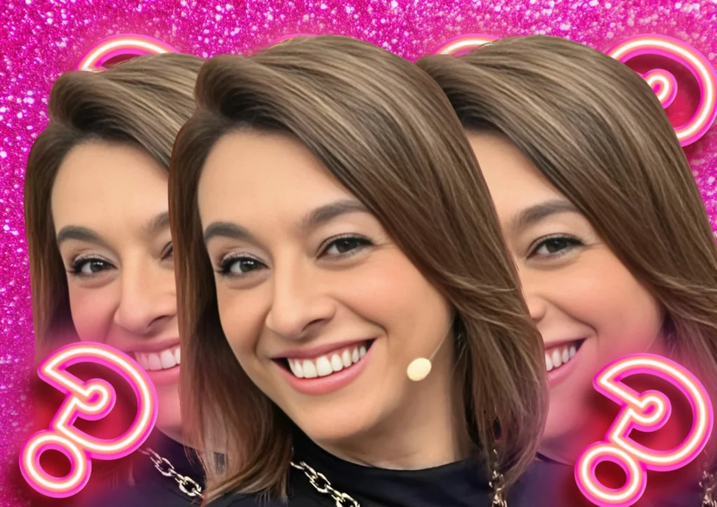 Cátia Fonseca nos bastidores da Band  - Divulgação/TV Globo 