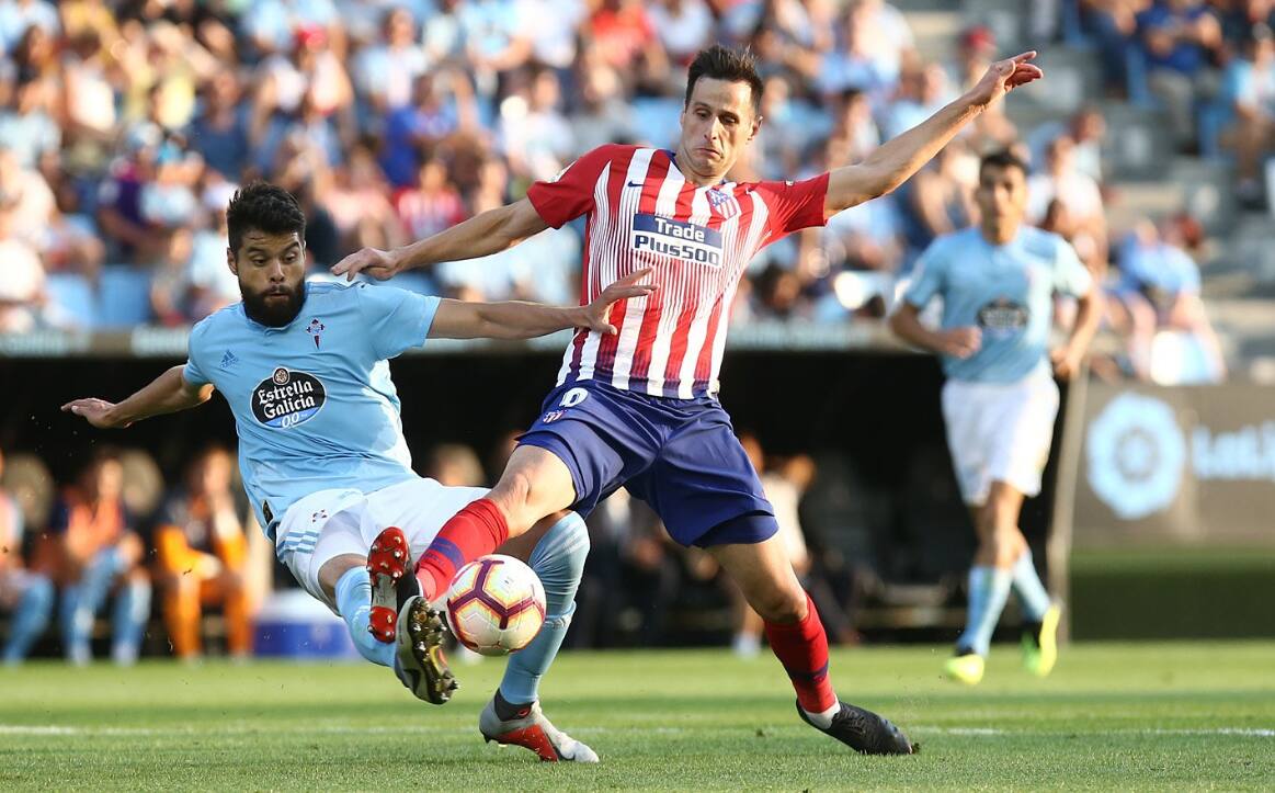 Torcida do Atlético de Madrid acompanha partida da equipe pelo Campeonato Espanhol