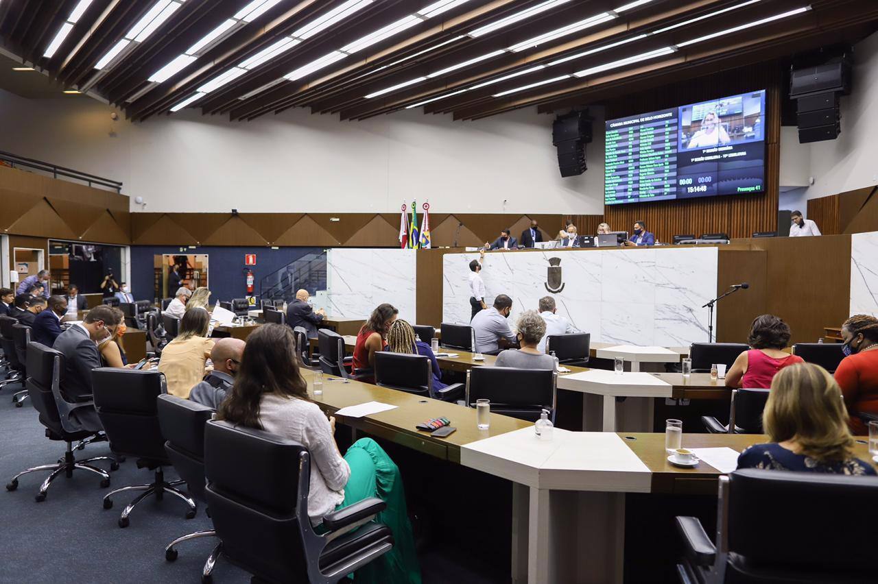 Primeira reunião plenária do ano e da nova legislatura na Câmara de BH