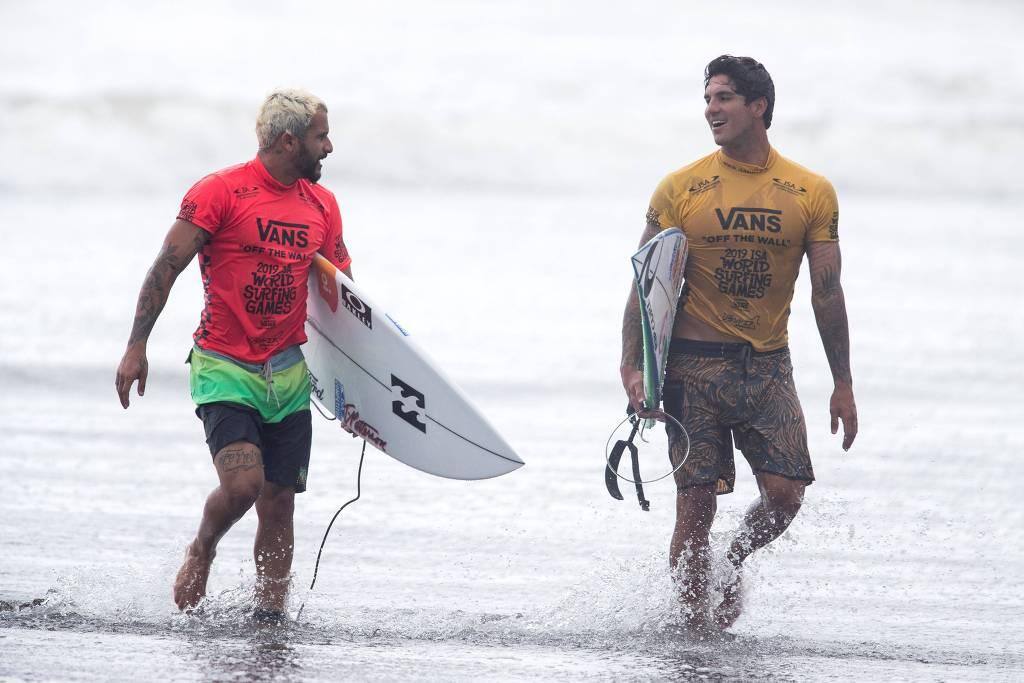 Ítalo Ferreira e Gabriel Medina