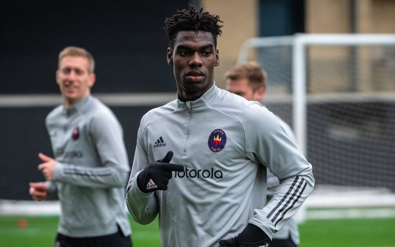 Carlos Terán está no futebol dos EUA desde 2020. Foto: Divulgação/Chicago Fire