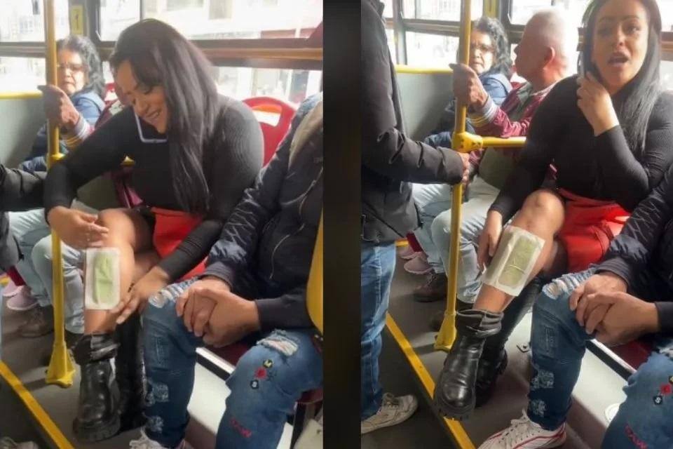mulher se depilando