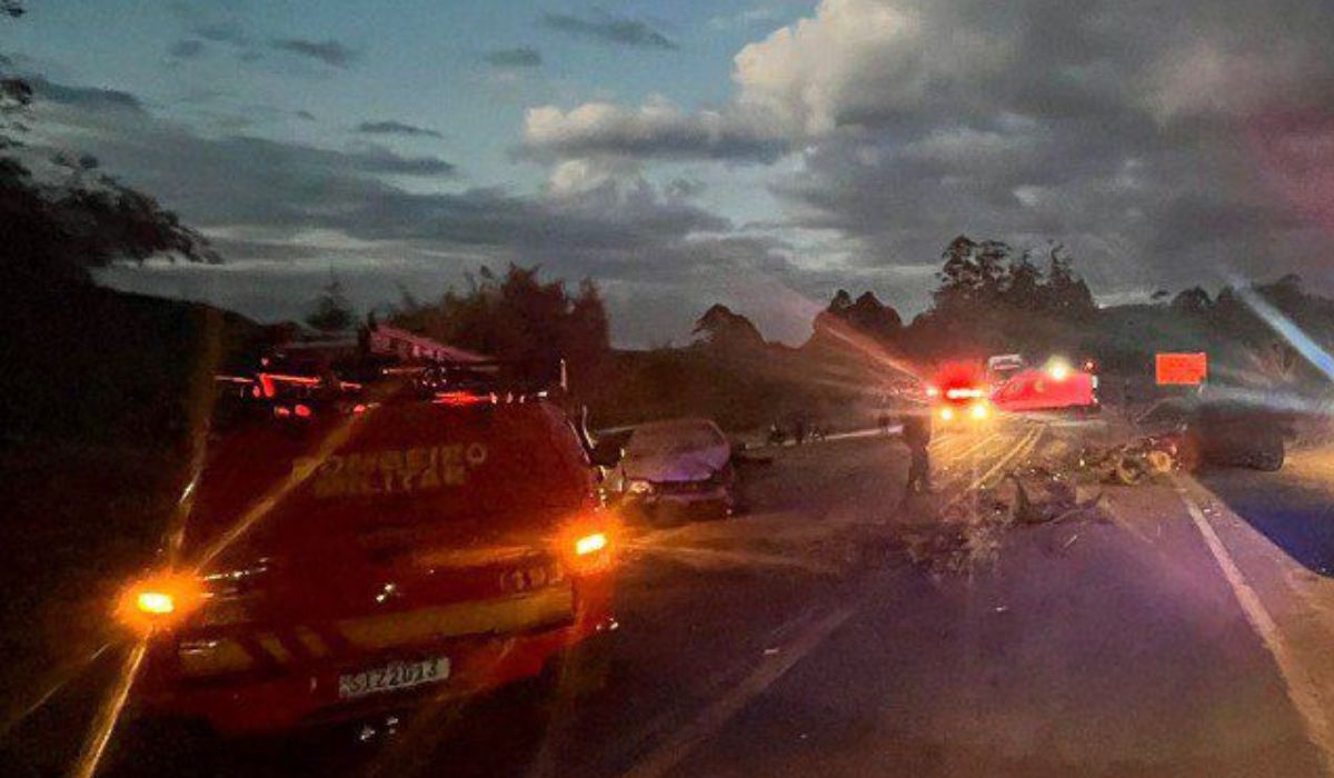 Vítimas foram atendidas pelo Corpo de Bombeiros