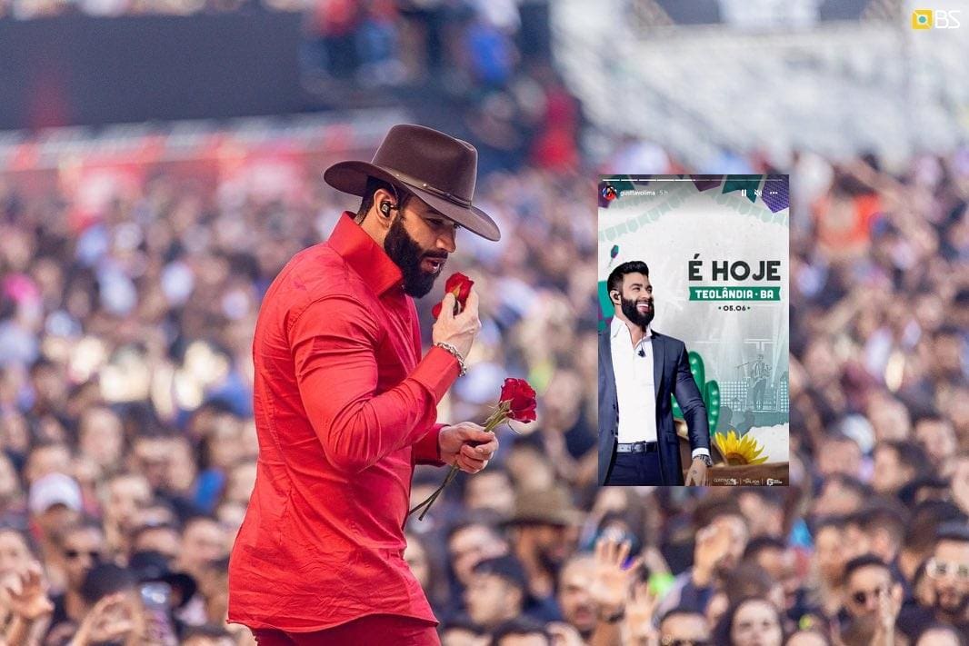 Gusttavo Lima estava crente de que iria cantar na Bahia