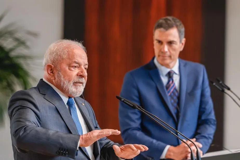 Lula é o atual presidente rotativo do Mercosul e o líder espanhol Pedro Sánchez preside o Conselho da União Europeia até o fim de 2023