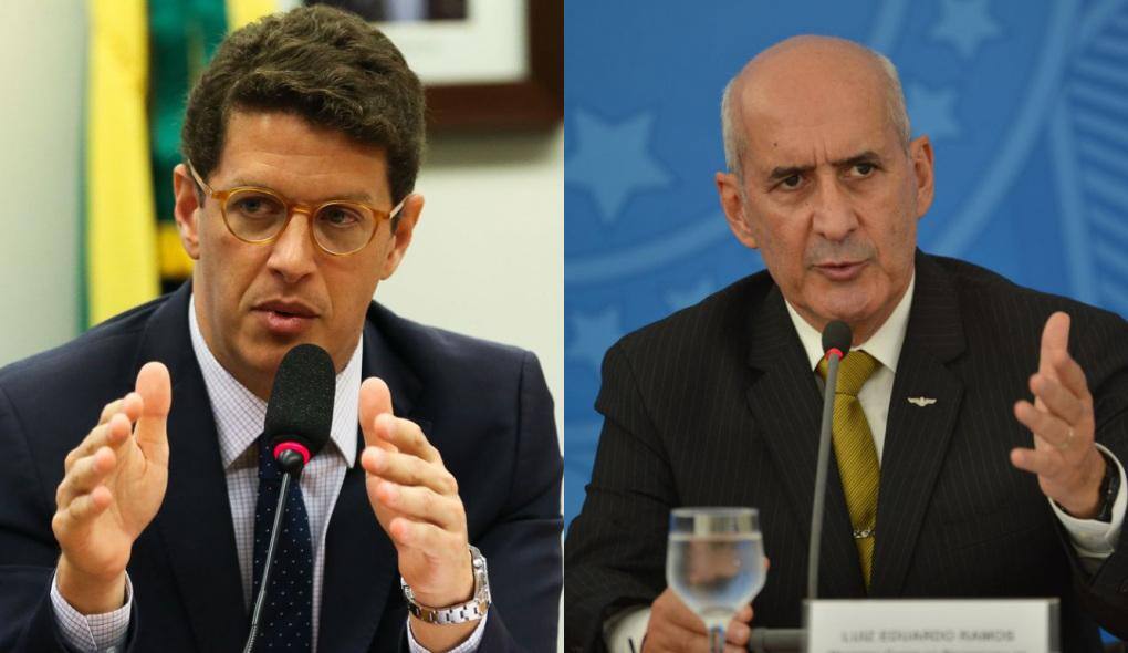 Ricardo Salles e Luiz Eduardo Ramos