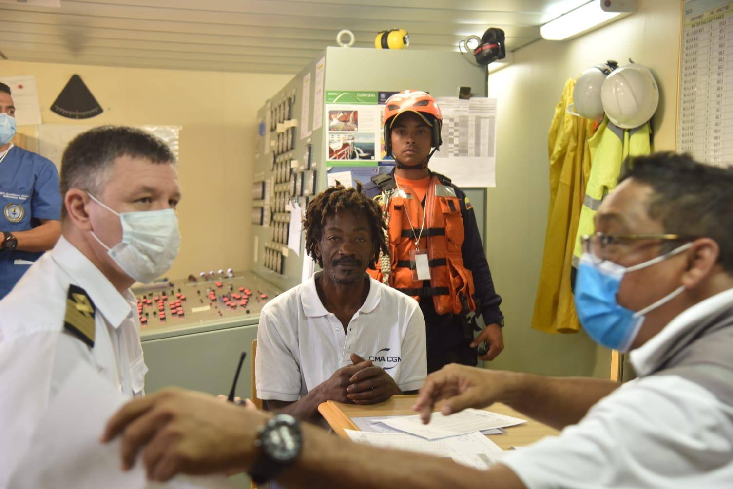 Elvis Francois, que ficou 24 dias a deriva no Caribe