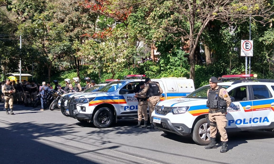 Polícia Militar lança operação Cavaleiros de Aço no bairro de Lourdes, em BH