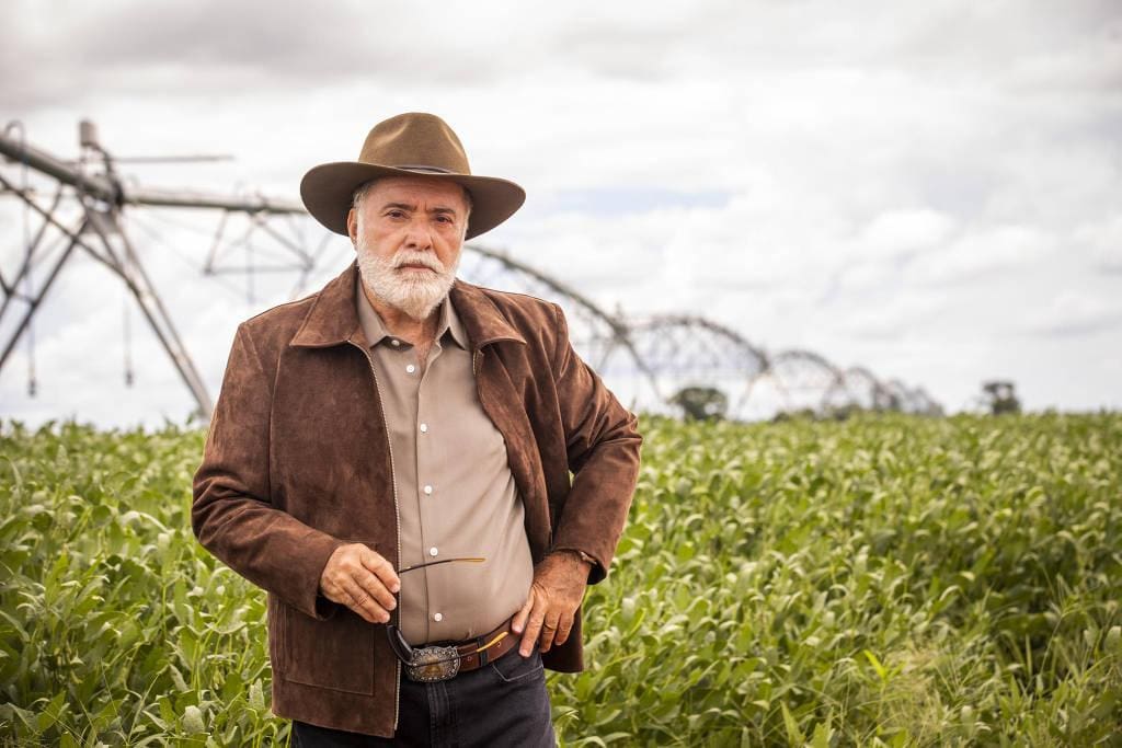 Tony Ramos como Antônio La Selva em cena de 'Terra e Paixão'