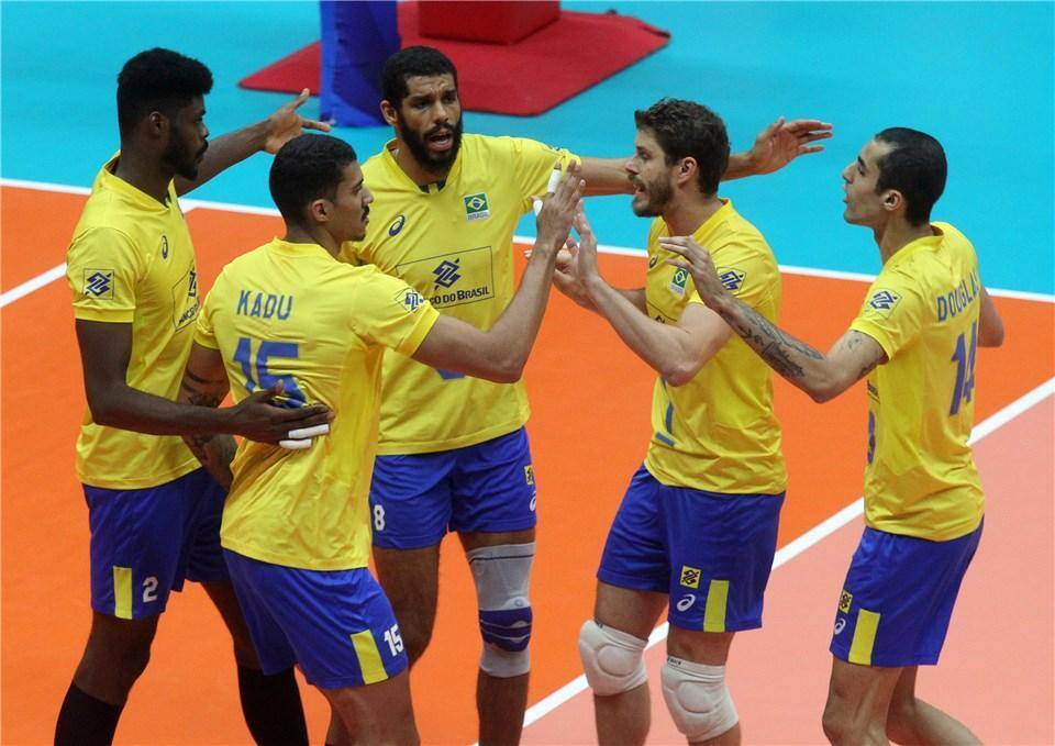 Seleção Brasileira Masculina de Vôlei derrotou o Egito sem maiores sustos, por 3 sets a 0