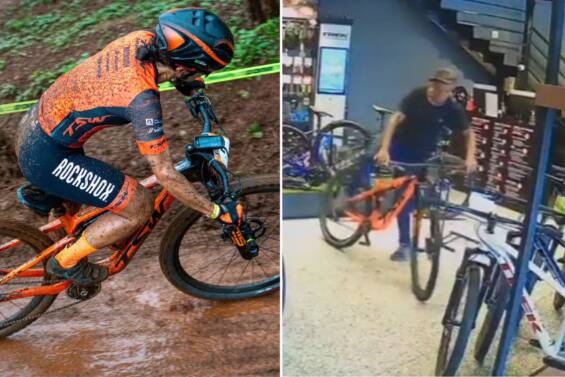 Atleta tem bicicleta furtadPNG