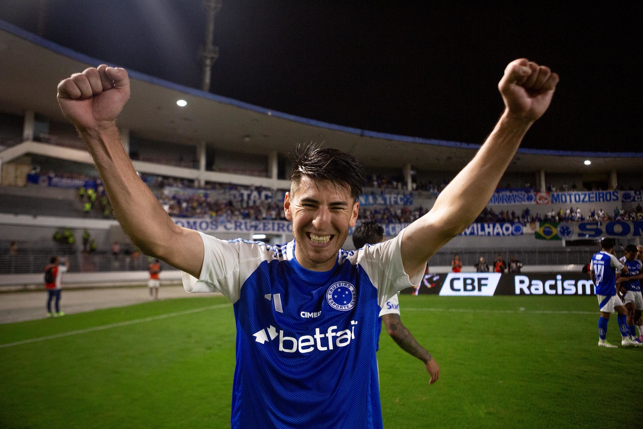 Argentino caiu nas graças da torcida