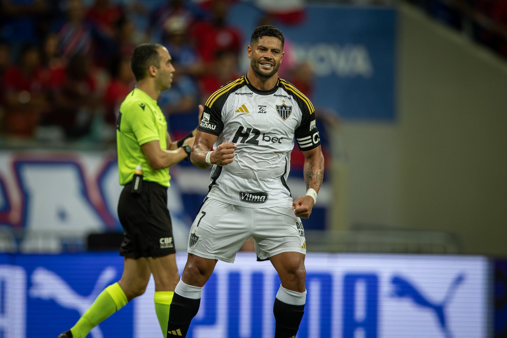 Hulk em ação pelo Atlético