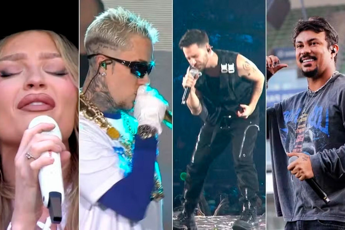 Luísa Sonza, MC Daniel, Pedro Sampaio e Xamã no Festival Salve o Sul