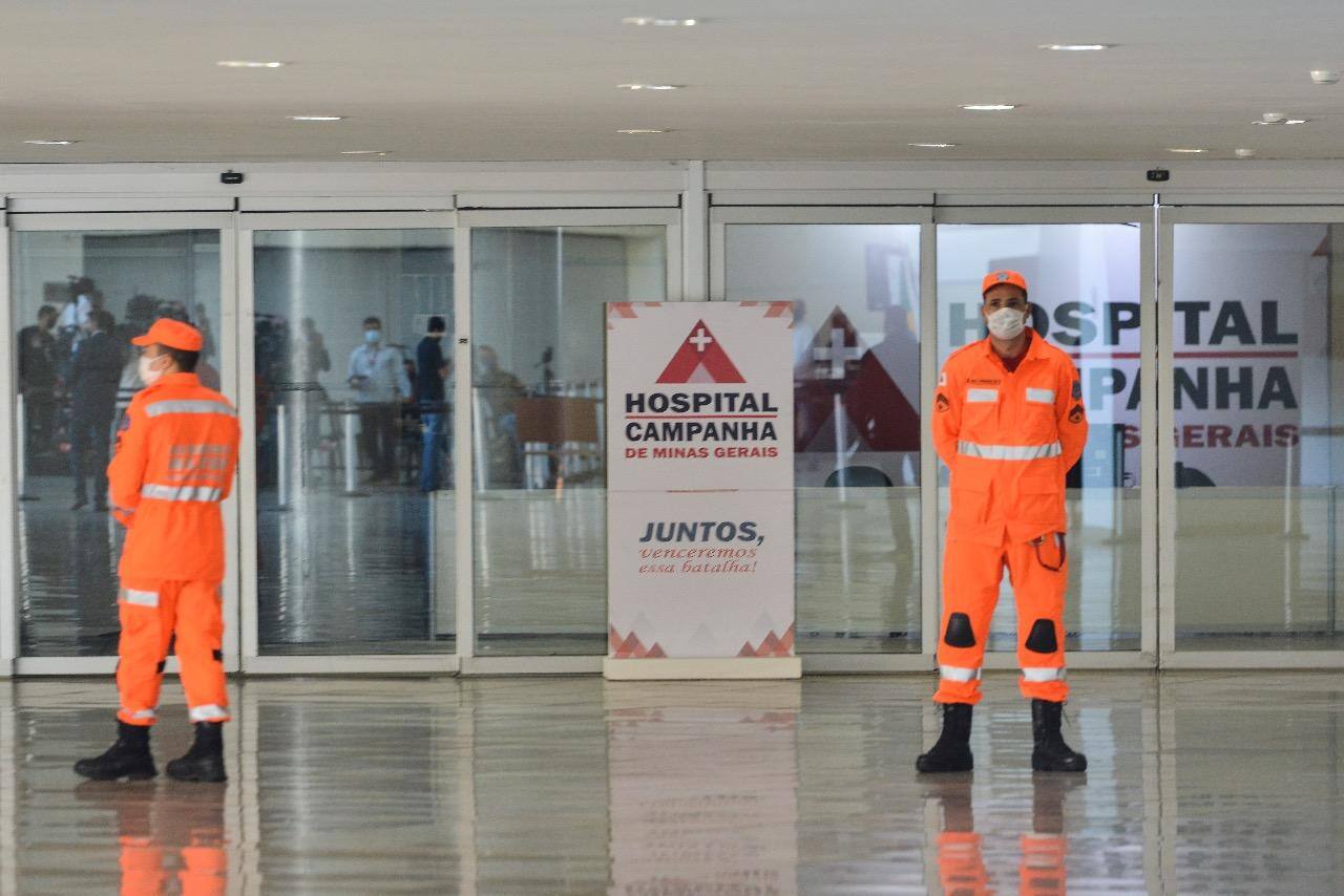 Hospital de Campanha no Expominas começa a funcionar na segunda-feira (13) e será utilizado se houver sobrecarga do sistema de saúde convencional