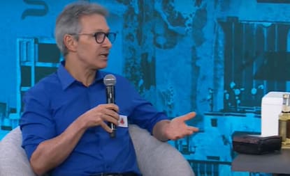 Romeu Zema teceu críticas à gestão de Lula no Governo Federal e disse que quer conversar sobre a dívida de Minas Gerais