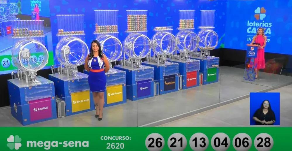 Sorteio do concurso 2620 da Mega-Sena