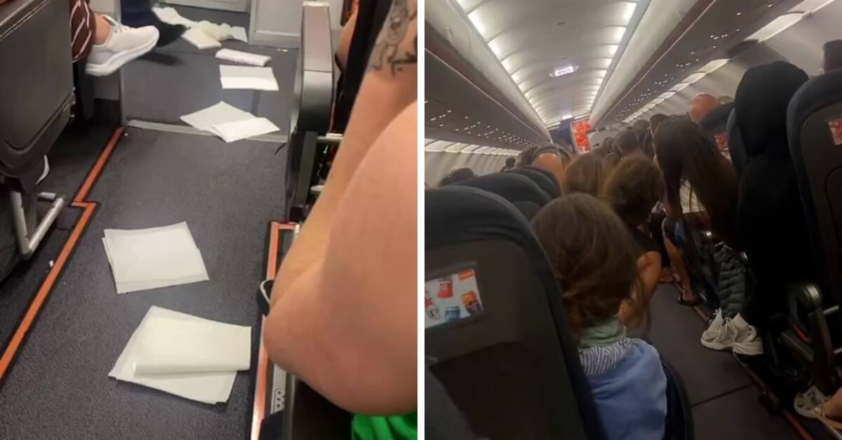 Passageiros ficaram indignados por não conseguirem embarcar após ato do homem no banheiro no avião