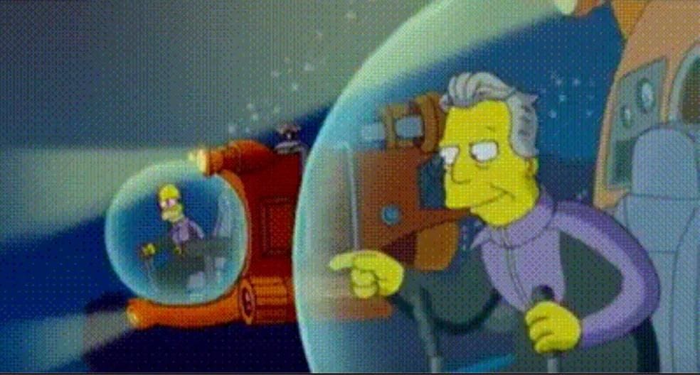 Os Simpsons submarino desaparecido