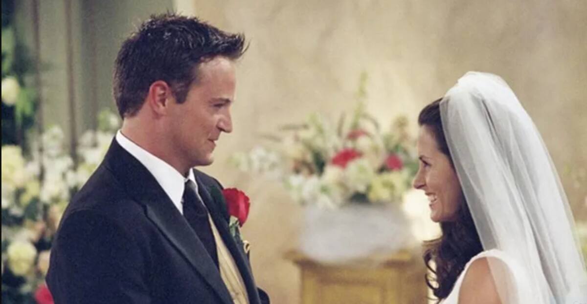 Casamento de Chandler (Matthew Perry) e Monica (Courtney Cox)