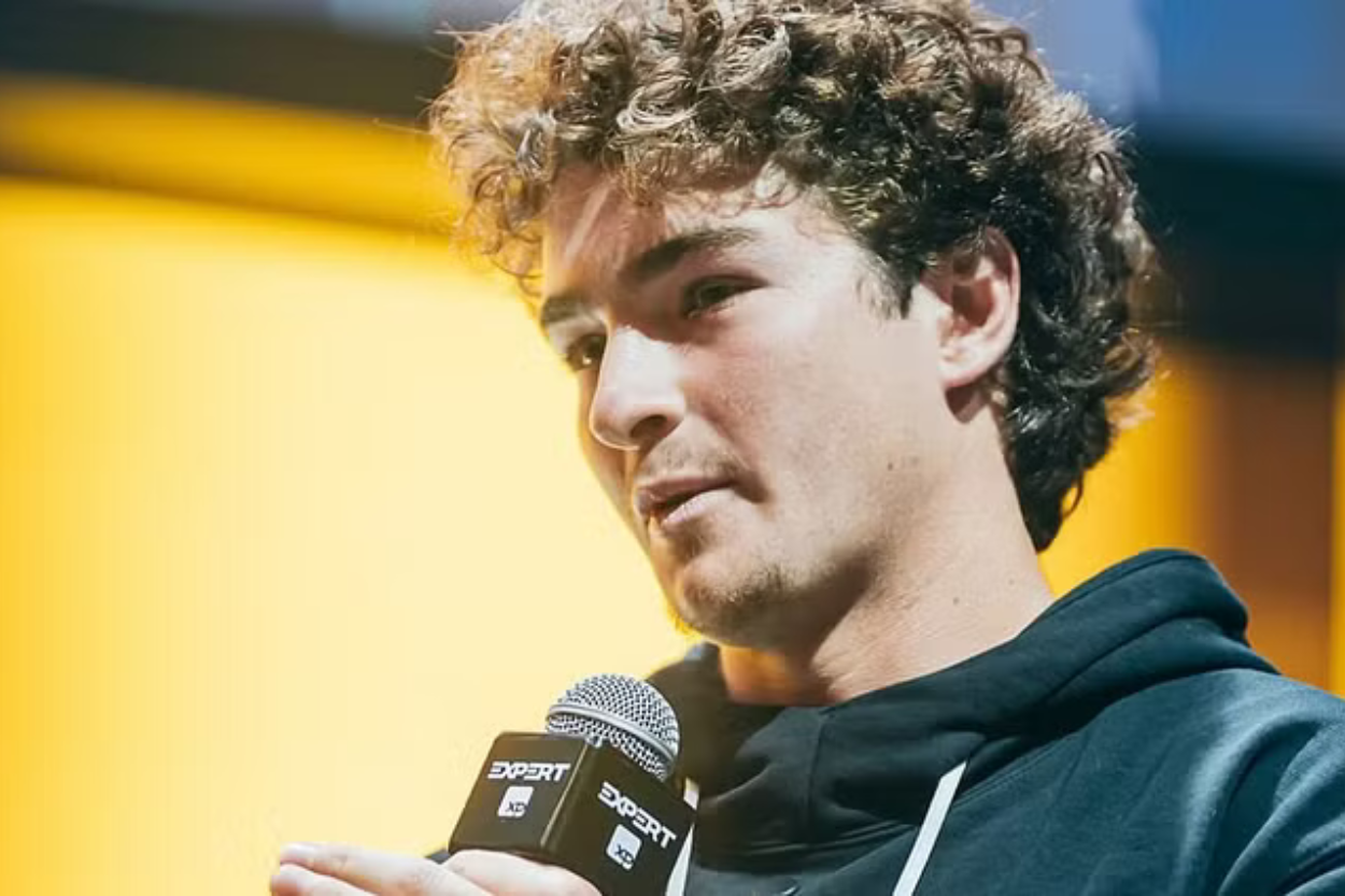 João Fonseca no evento da XP