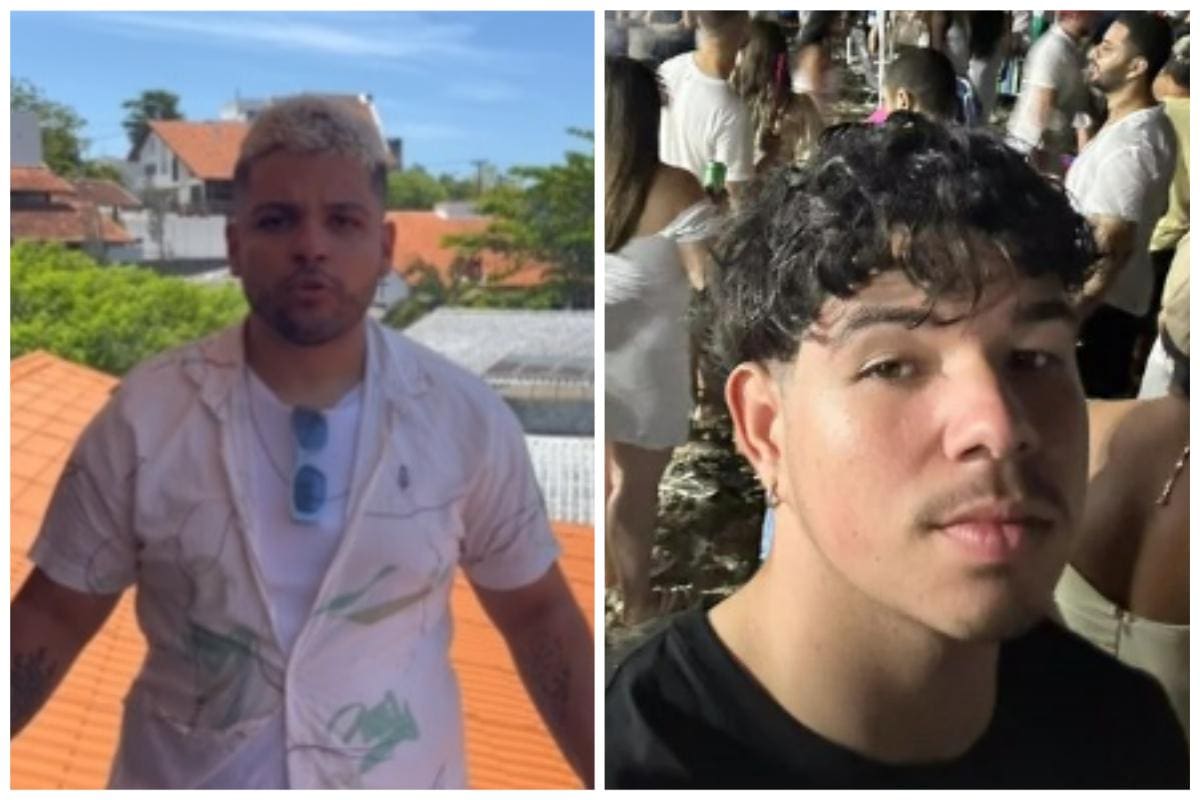 Gustavo e Nicolas fizeram postagens momentos antes de morrerem