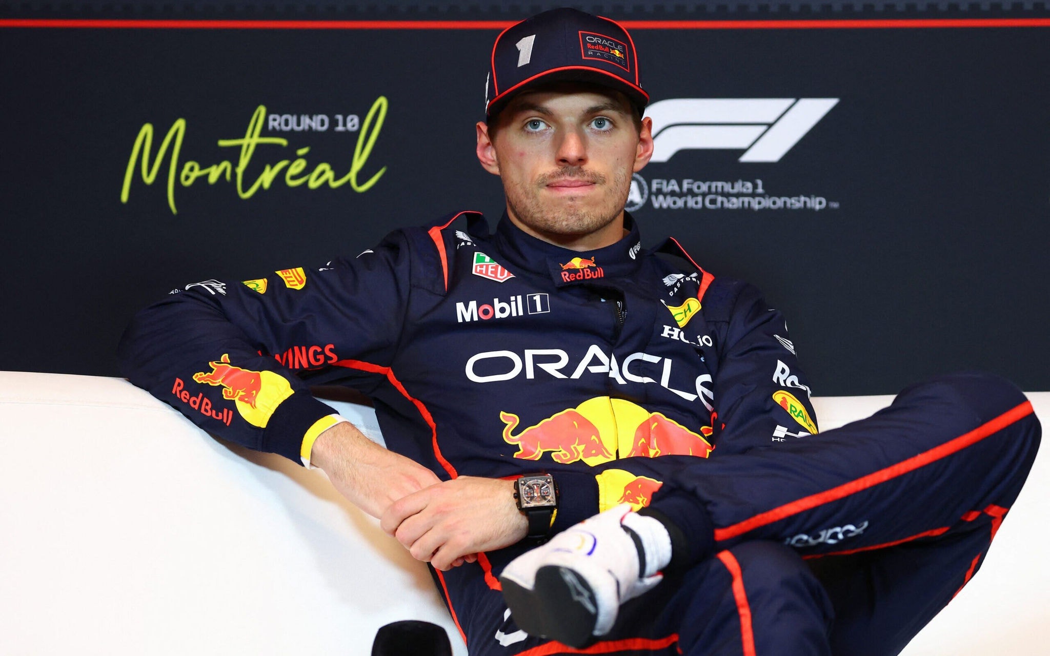 Verstappen terminou o Grande Prêmio do Canadá na segunda colocação (Foto: Clive Rose/AFP)