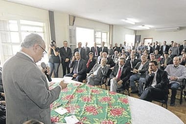 O diretor-geral da ANP, Haroldo Lima, inaugurou o novo escritório