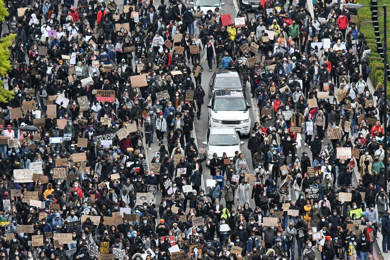 Protesto em Londres