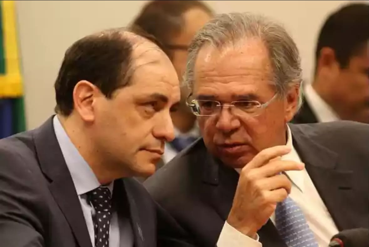 Waldery Rodrigues e Paulo Guedes