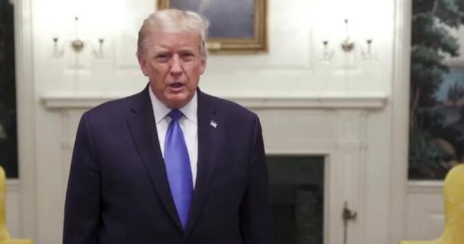 Em vídeo, presidente Donald Trump diz que ficará bem após ser encaminhado para hospital em decorrência da covid-19