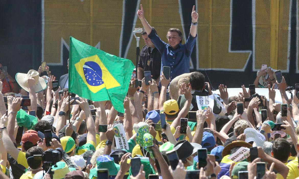 Bolsonaro em Brasília no 7 de setembro