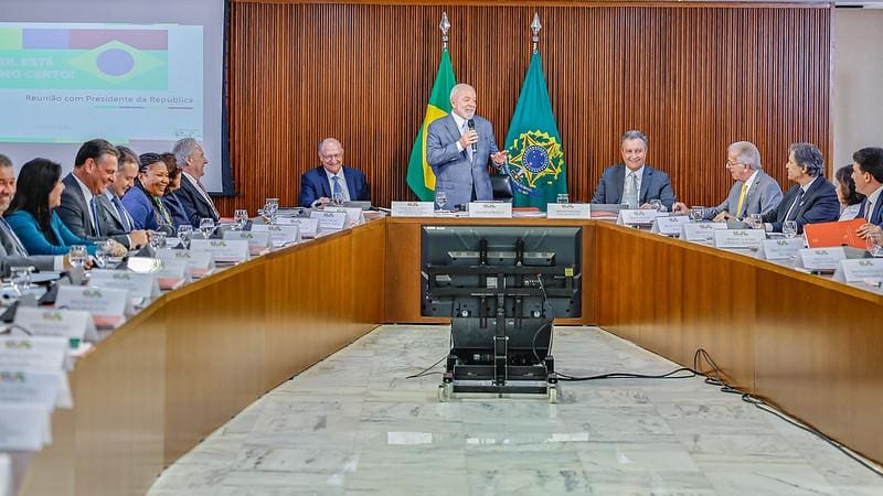 Discurso do presidente Lula durante reunião ministerial, no Palácio do Planalto